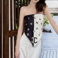 Women's inner tube top silk scarf PD10041309