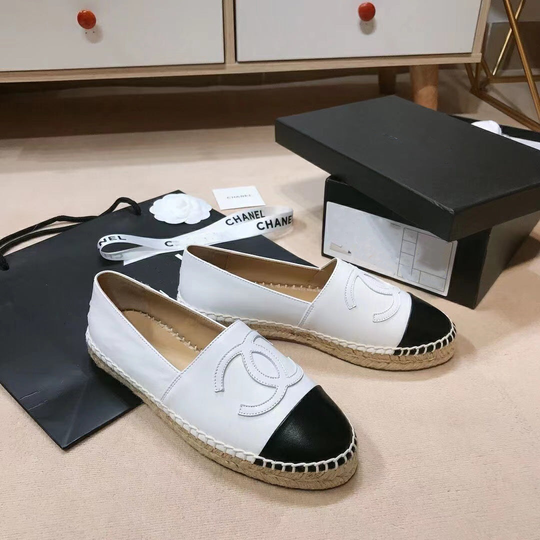 New fashion D logo womens loafers2