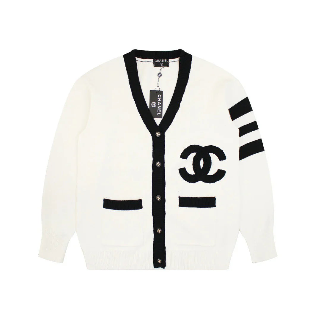 Versatile Knitted Embroidered Cardigan 1024093027
