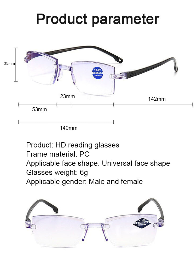 For the price of a single meal 🍔, get high-tech auto-focus, blue light blocking reading glasses 🤓—no need to worry about compatibility! 👍