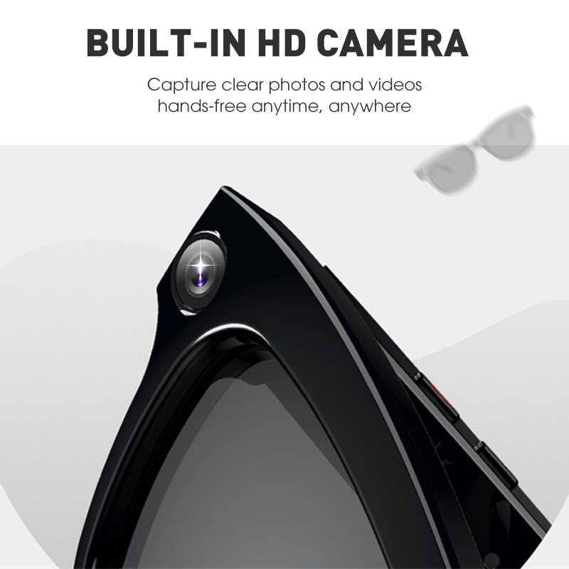 Smart AI Bluetooth Glasses with Camera WiFi 8 Megapixels